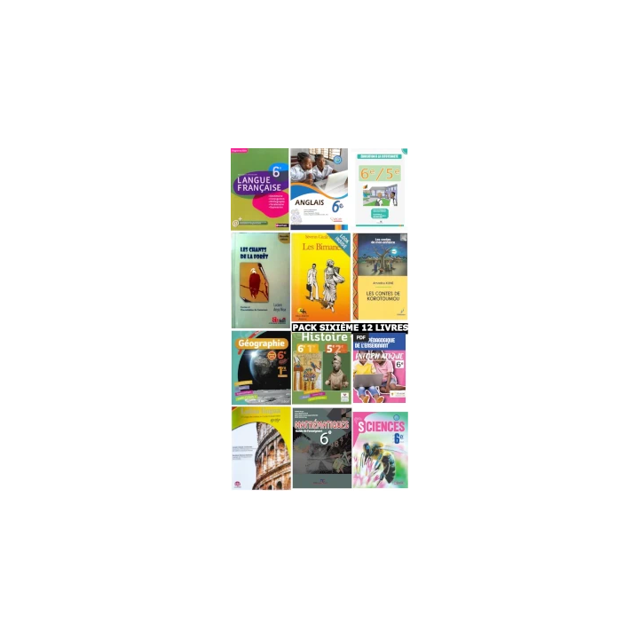 Pack Livres 6ème