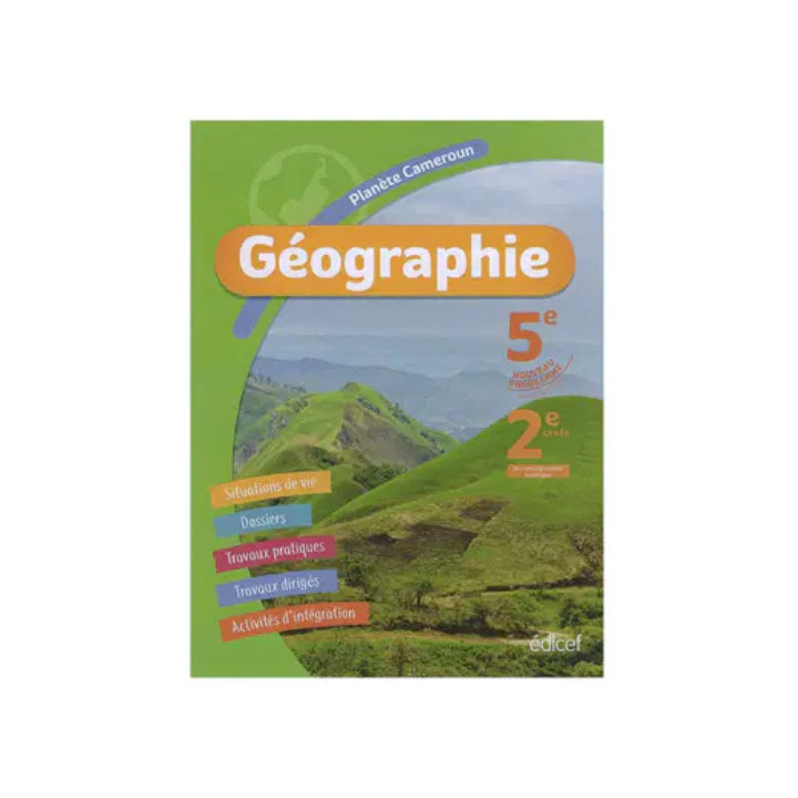 Géographie Planète Cameroun 5th